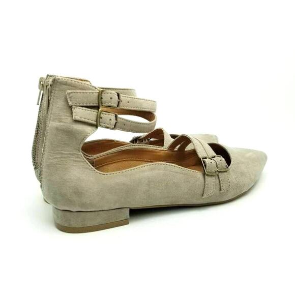 Design Lab Lord & Taylor Womens Mabel Ballet Flat Pointed Toe Mary Jane Shoe 8.5 - Picture 12 of 12